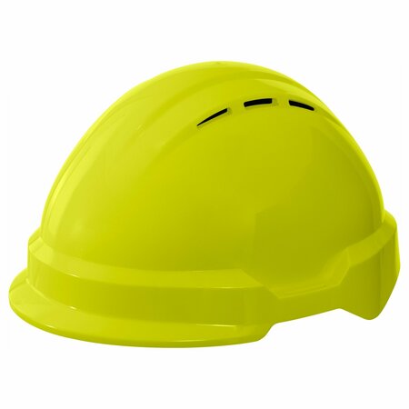 DELTA PLUS AMER CLIMBING T1 WIND Hard Hat, Vented, Hi-Viz Yellow WEL21108HY